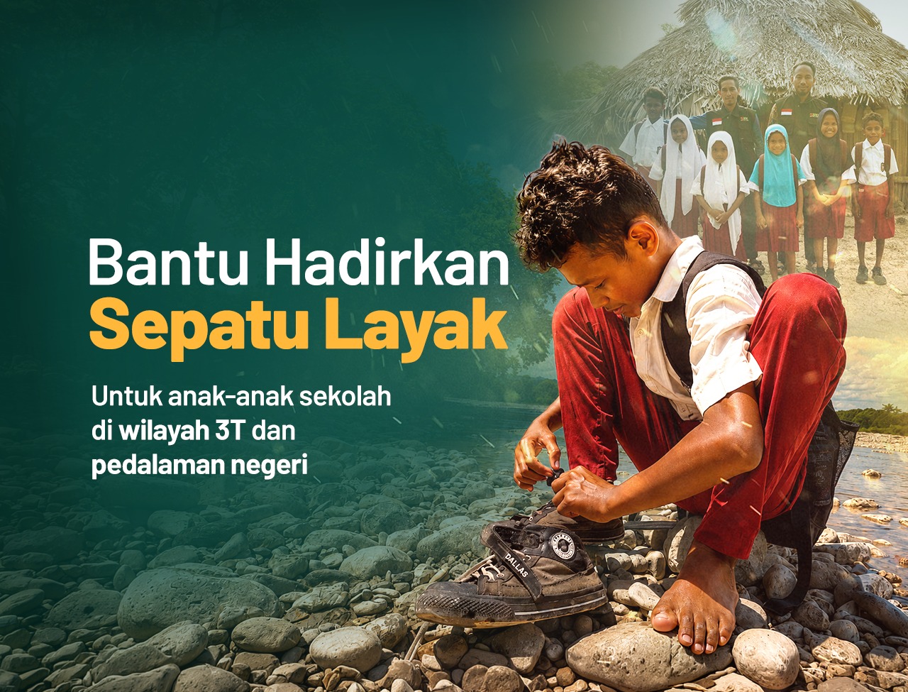 Donasi Sepatu Untuk Anak-Anak Sekolah di Pelosok Negeri